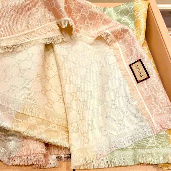 Gucci Silk Wool Shawl - Picture 2 of 10